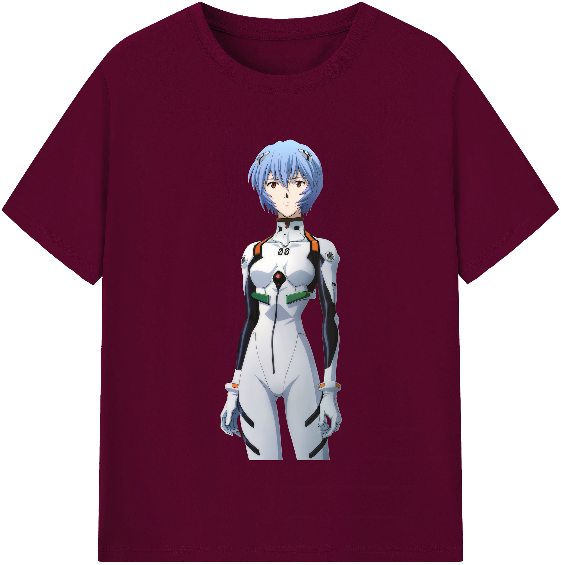 （画像用） EVA 新世紀エヴァンゲリオン レディースカジュアルプリントTシャツ（綿100％）
